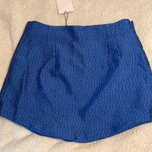 NWT mini blue skirt